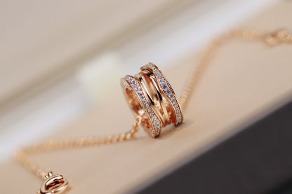 [⭐⭐JeweliWhal]ZERO 1 PINK GOLD NECKLACE