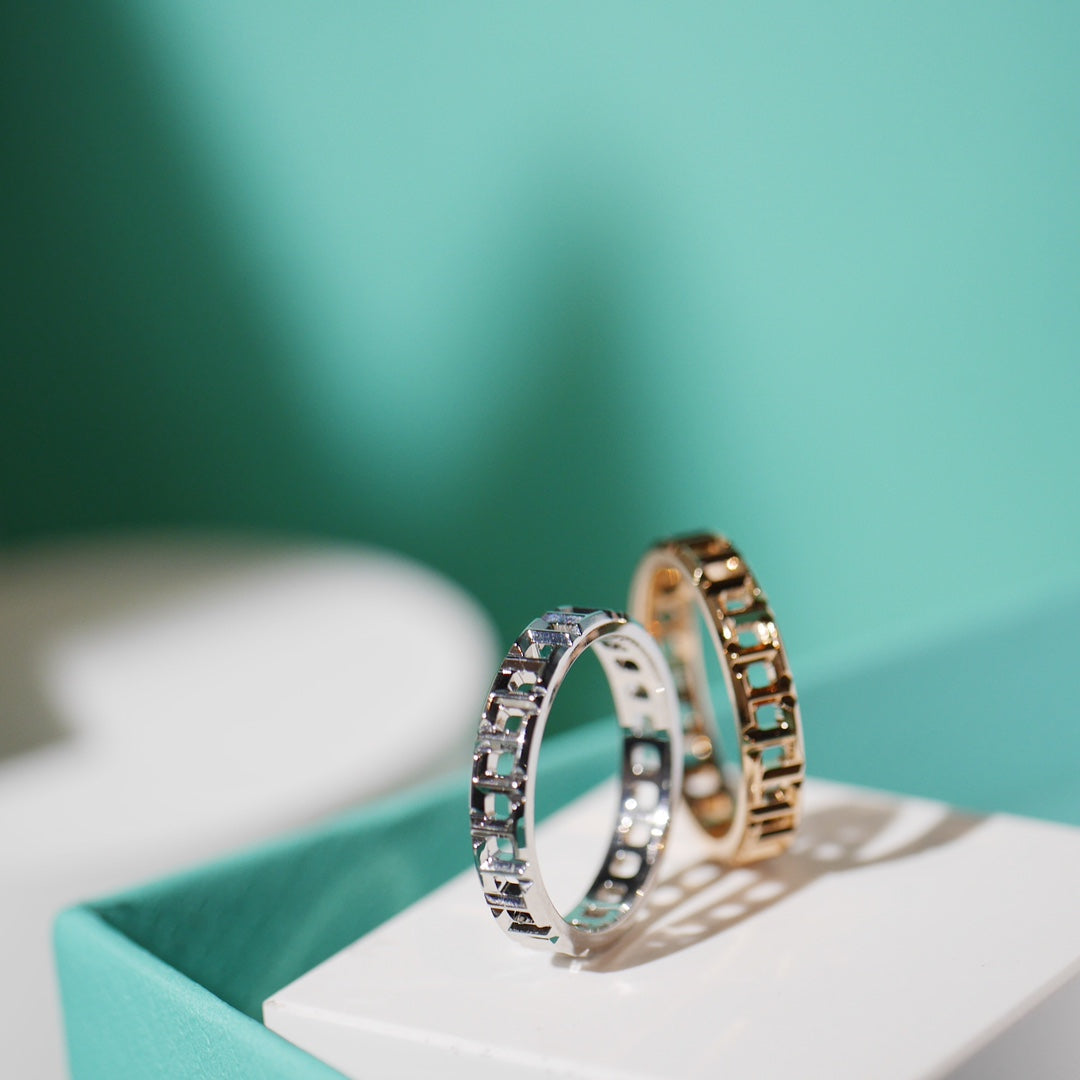 [JeweliWhal]T TRUE 3.5MM PINK GOLD RING