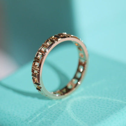 [JeweliWhal]T TRUE 3.5MM PINK GOLD RING