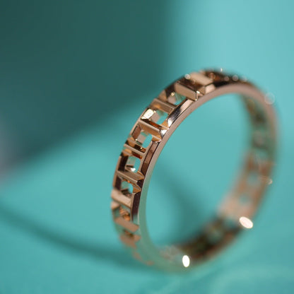 [JeweliWhal]T TRUE 3.5MM PINK GOLD RING