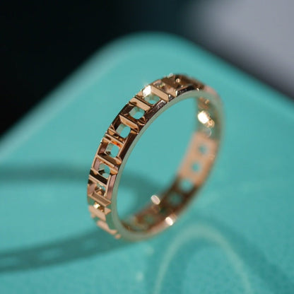 [JeweliWhal]T TRUE 3.5MM PINK GOLD RING