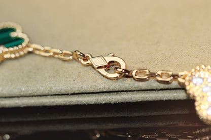 [⭐⭐JeweliWhal]CLOVER 20 MOTIFS ONYX ROSE GOLD