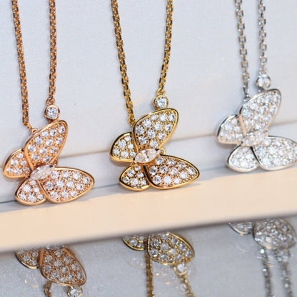 [⭐⭐JeweliWhal]BUTTERFLY DIAMOND NECKLACE