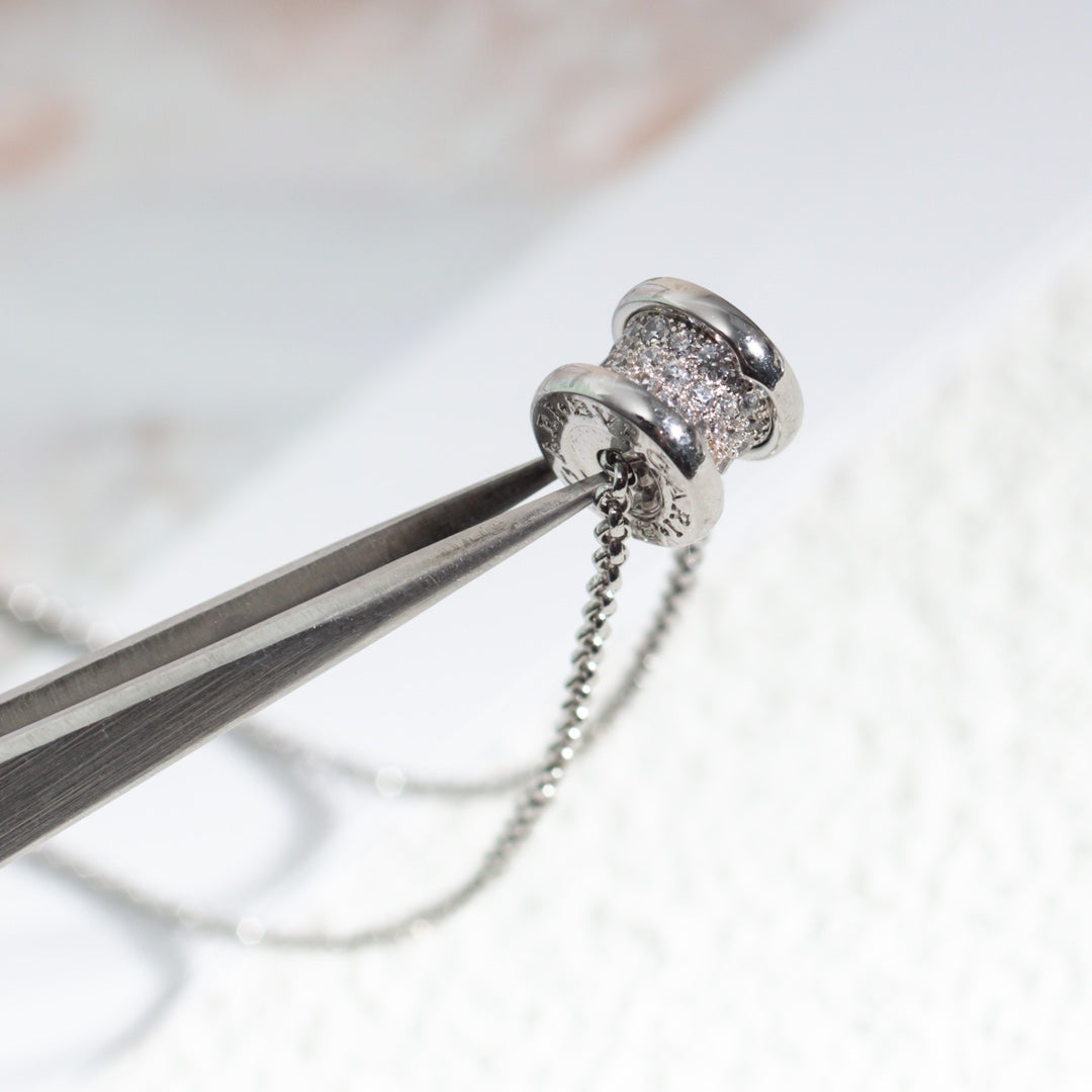 [⭐⭐JeweliWhal]ZERO 1 SILVER DIAMOND NECKLACE