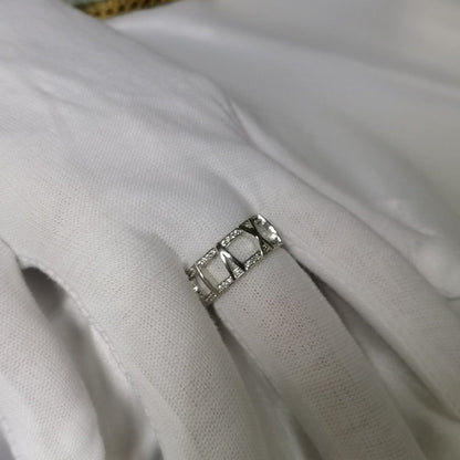[JeweliWhal]ATLAS LARGE OPEN DIAMOND RING