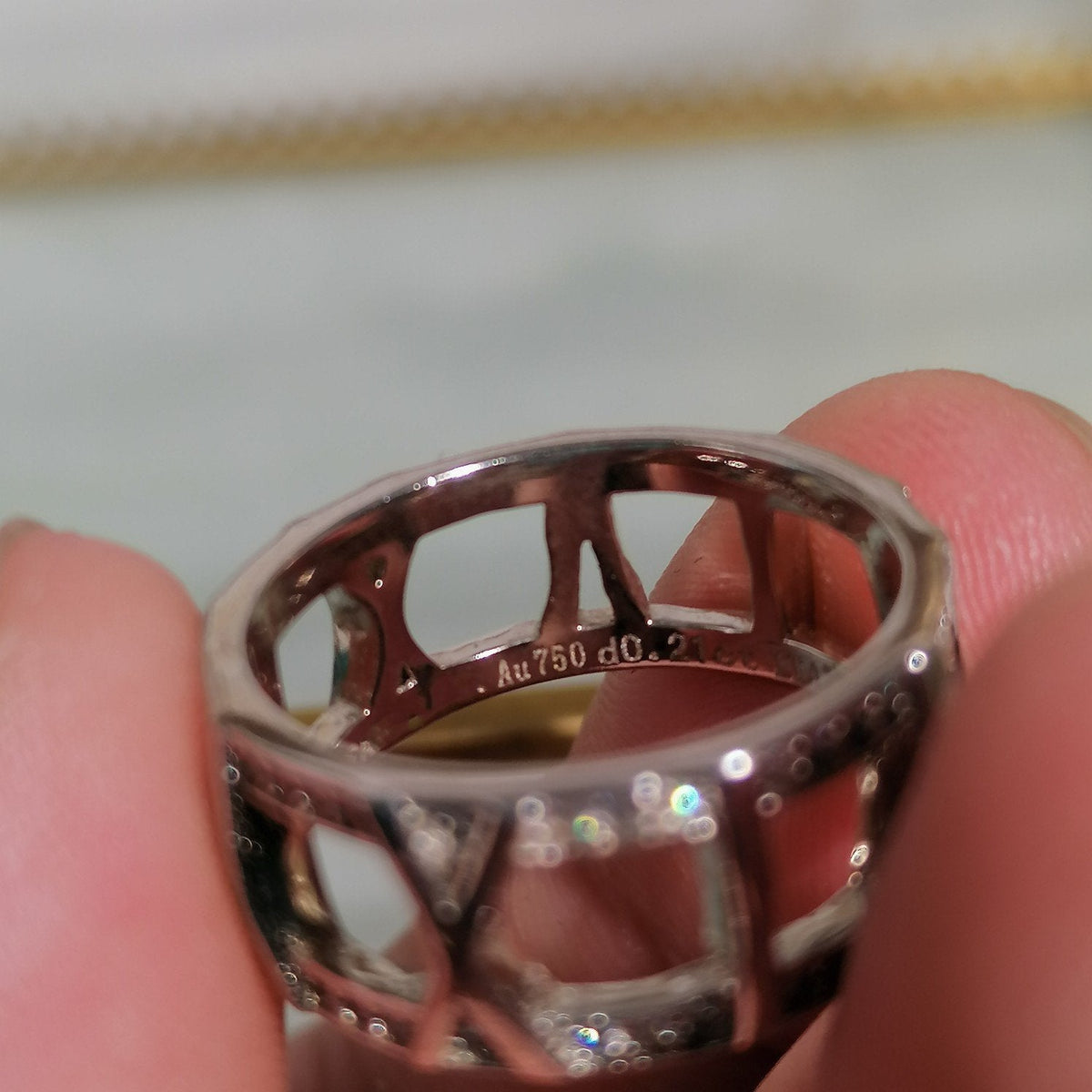 [JeweliWhal]ATLAS LARGE OPEN DIAMOND RING
