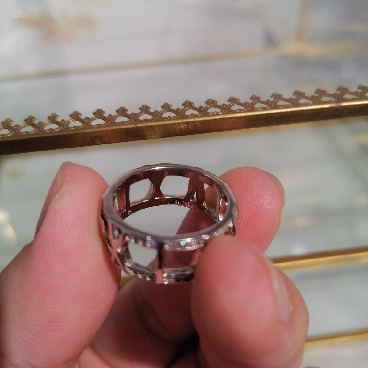 [JeweliWhal]ATLAS LARGE OPEN DIAMOND RING