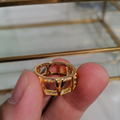 [JeweliWhal]ATLAS LARGE OPEN DIAMOND RING