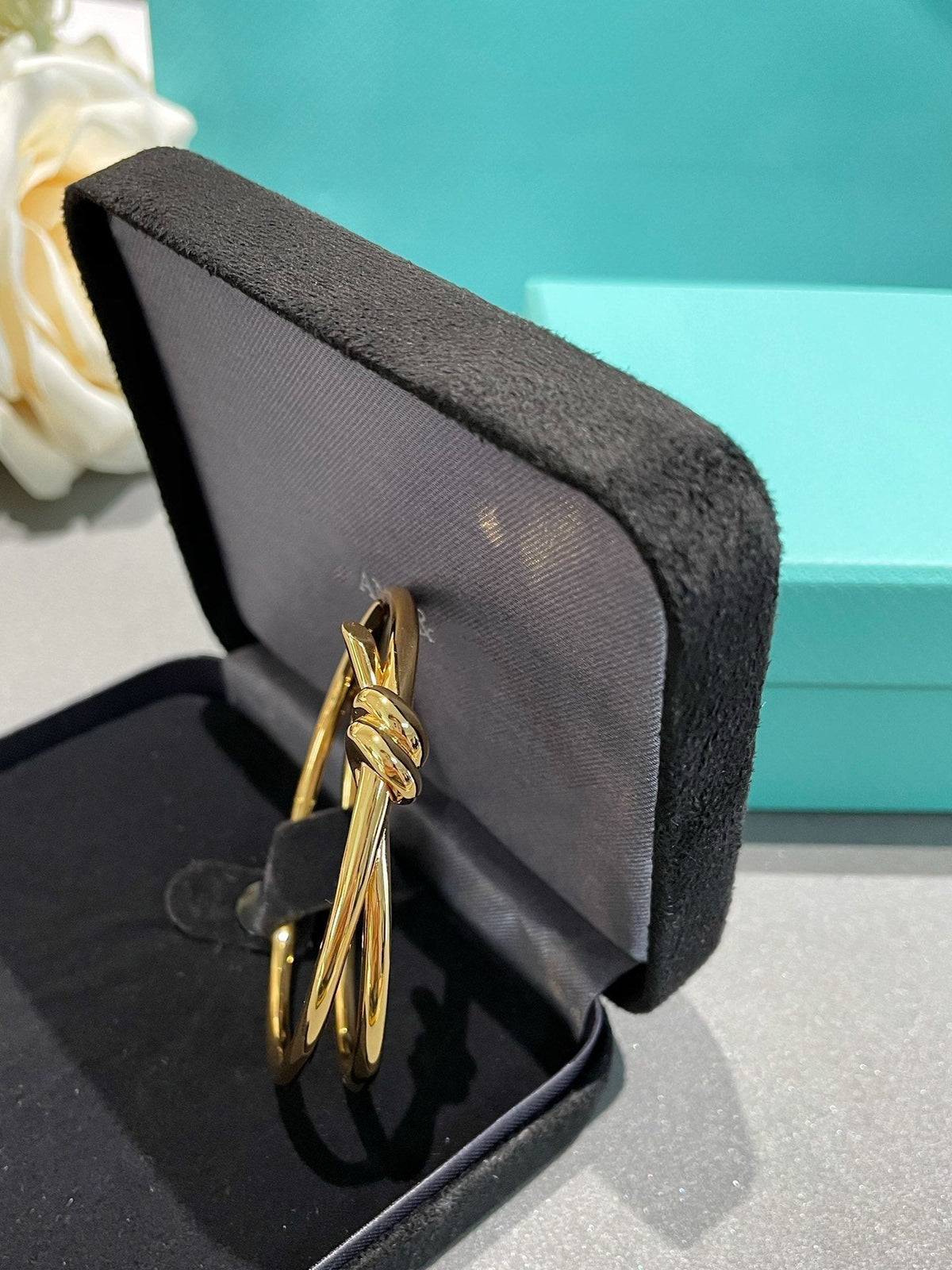 [JeweliWhal]KNOT DOUBLE ROW GOLD BRACELET