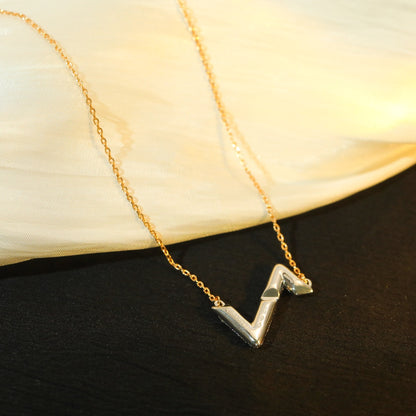 [⭐⭐JeweliWhal]VOLT SILVER DIAMOND PEDANT NECKLACE