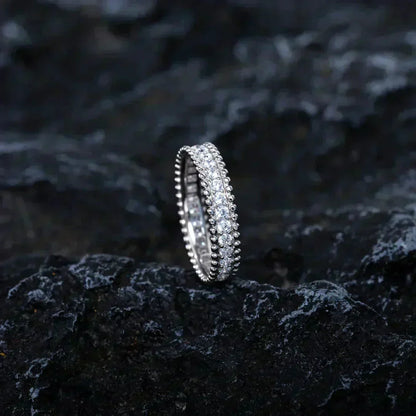 [⭐⭐JeweliWhal]PERLEE DIAMANT-SILBERRING