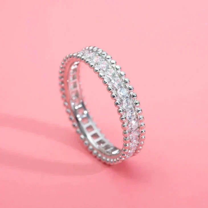 [⭐⭐JeweliWhal]PERLEE DIAMANT-SILBERRING