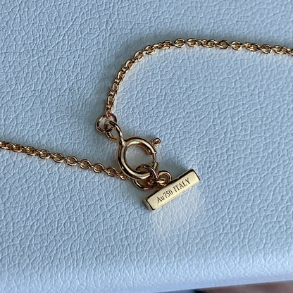 [JeweliWhal]T DIAMOND CIRCLE PEDANT NECKLACE