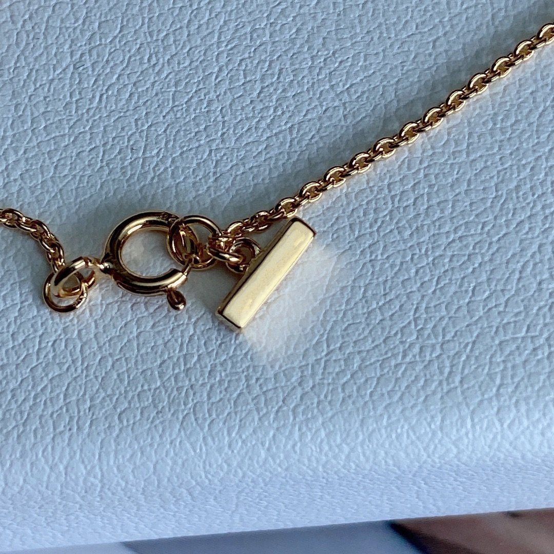 [JeweliWhal]T DIAMOND CIRCLE PEDANT NECKLACE