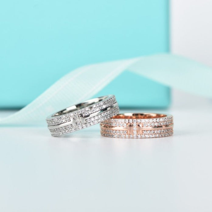 [JeweliWhal]T WIRE DIAMOND RING