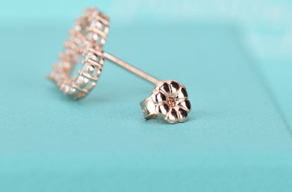 [JeweliWhal]OPEN HEART STUD DIAMOND EARRINGS