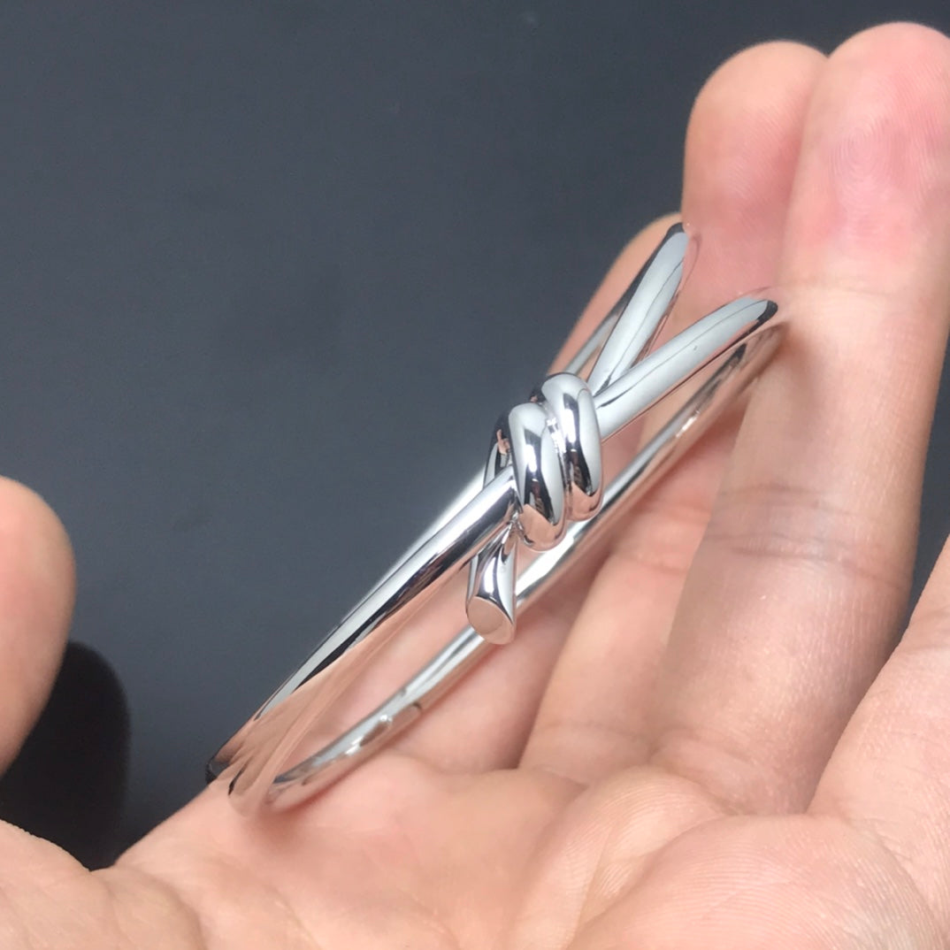 [JeweliWhal]KNOT DOUBLE ROWS BRACELET