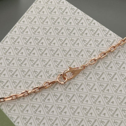[⭐⭐JeweliWhal]GLÜCKS-FRÜHLINGS-HALSKETTE MIT 15 MOTIVEN IN ROSÉGOLD