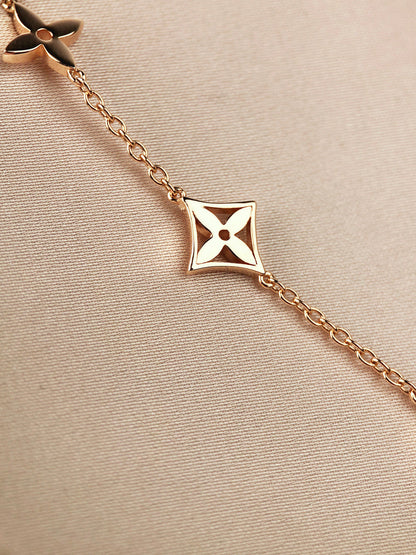 [⭐⭐JeweliWhal]STAR AND SUN 7 MOTIFS GOLD BRACELET