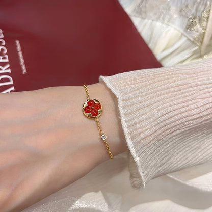 [⭐⭐JeweliWhal]SUN PEDANT CARNELIAN BRACELET