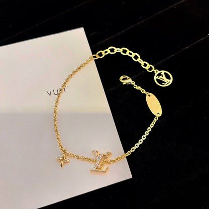 [⭐⭐JeweliWhal]LOGO STAR MOTIF GOLD BRACELET