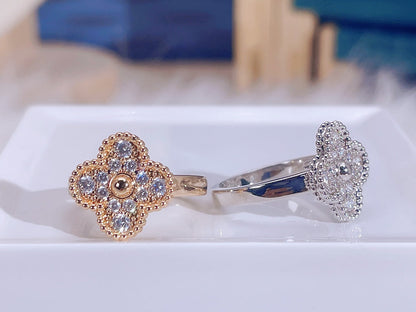 [⭐⭐JeweliWhal]CLOVER DIAMOND RING