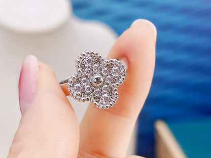 [⭐⭐JeweliWhal]CLOVER DIAMOND RING