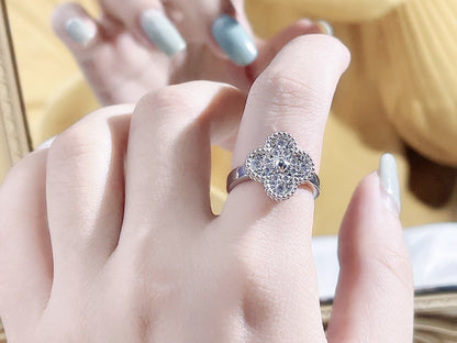[⭐⭐JeweliWhal]CLOVER DIAMOND RING