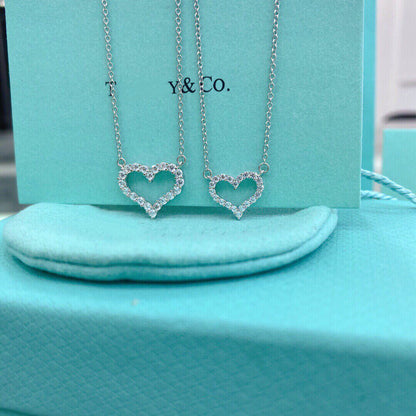 [JeweliWhal]HEART-SHAPED DIAMOND NECKLACE