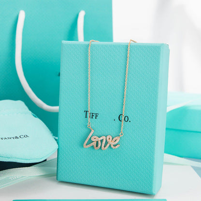 [JeweliWhal]PALOMA S GRAFFITI LOVE NECKLACE DIAMOND