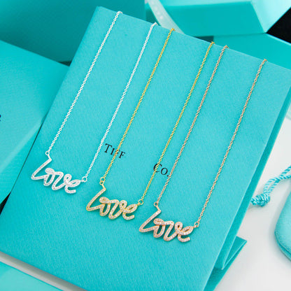 [JeweliWhal]PALOMA S GRAFFITI LOVE NECKLACE DIAMOND