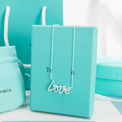 [JeweliWhal]PALOMA S GRAFFITI LOVE NECKLACE DIAMOND