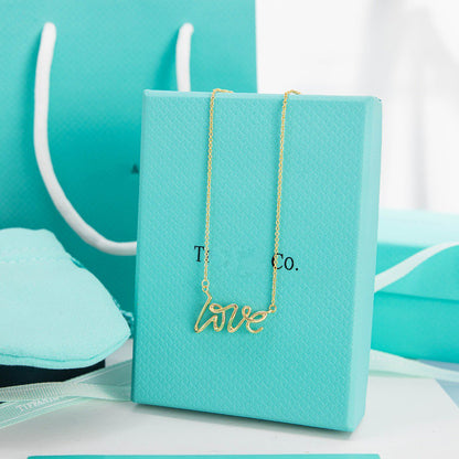[JeweliWhal]PALOMA S GRAFFITI LOVE NECKLACE