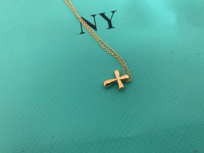 [JeweliWhal]CROSS PENDANT MINI BARE CROSS NECKLACE