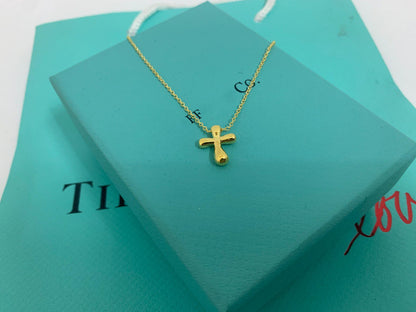 [JeweliWhal]CROSS PENDANT MINI BARE CROSS NECKLACE