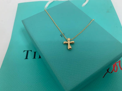 [JeweliWhal]CROSS PENDANT MINI BARE CROSS NECKLACE