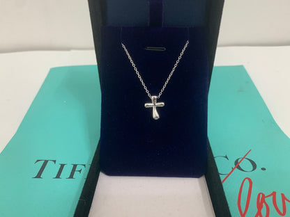 [JeweliWhal]CROSS PENDANT MINI BARE CROSS NECKLACE