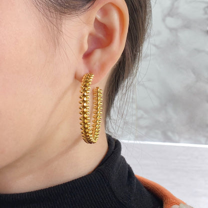 [⭐⭐JeweliWhal]CLASH HOOP EARRINGS