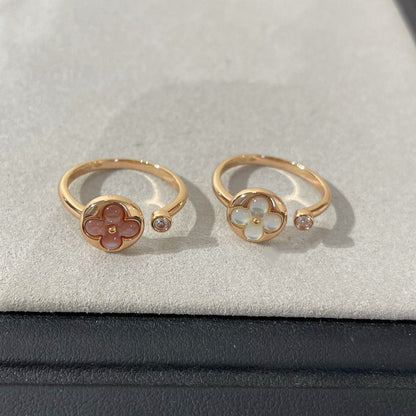 [⭐⭐JeweliWhal]SUN 1 DIAMOND PINK MOP RING