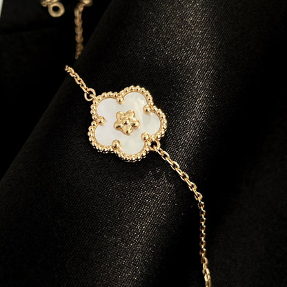 [⭐⭐JeweliWhal]LUCKY SPRING ROSE GOLD MOP BRACELET