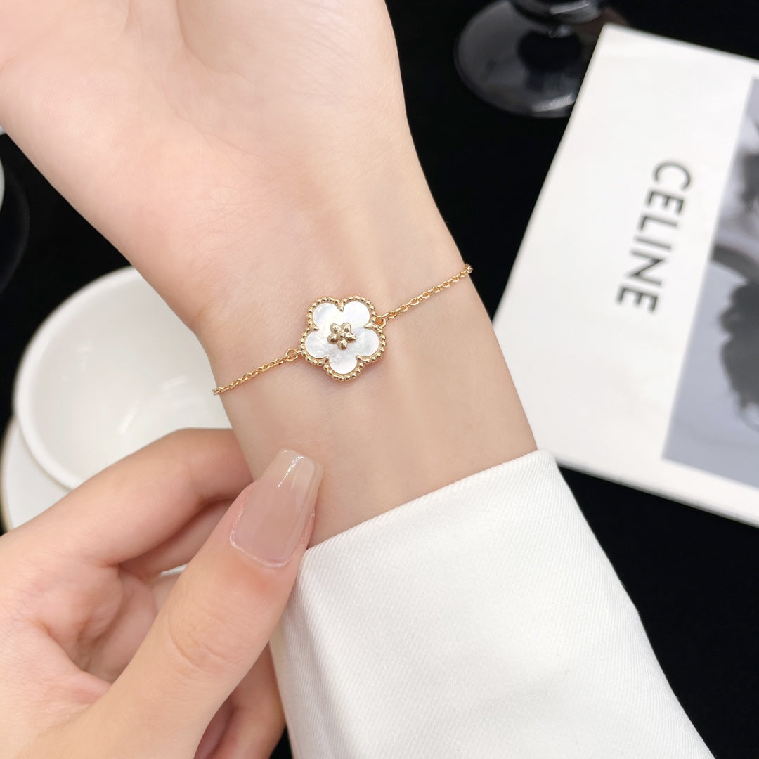 [⭐⭐JeweliWhal]LUCKY SPRING ROSE GOLD MOP BRACELET