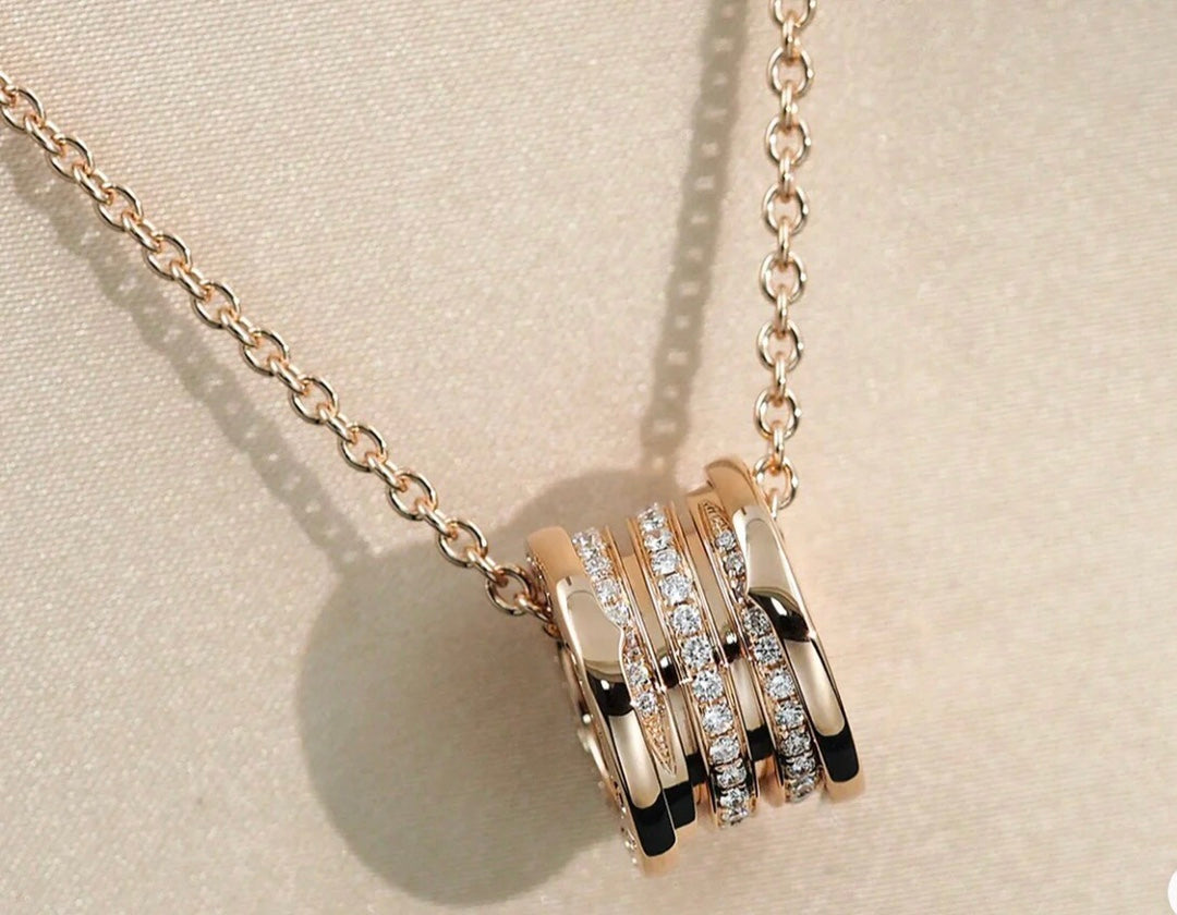 [⭐⭐JeweliWhal]ZERO 1 ROSÉGOLD-DIAMANT-HALSKETTE