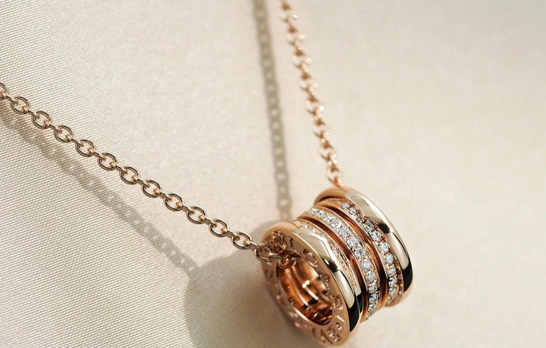 [⭐⭐JeweliWhal]ZERO 1 ROSÉGOLD-DIAMANT-HALSKETTE