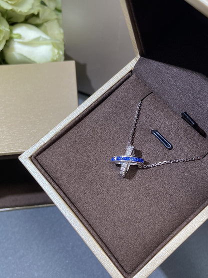 [⭐⭐JeweliWhal]LIENS DIAMOND SILVER NECKLACE