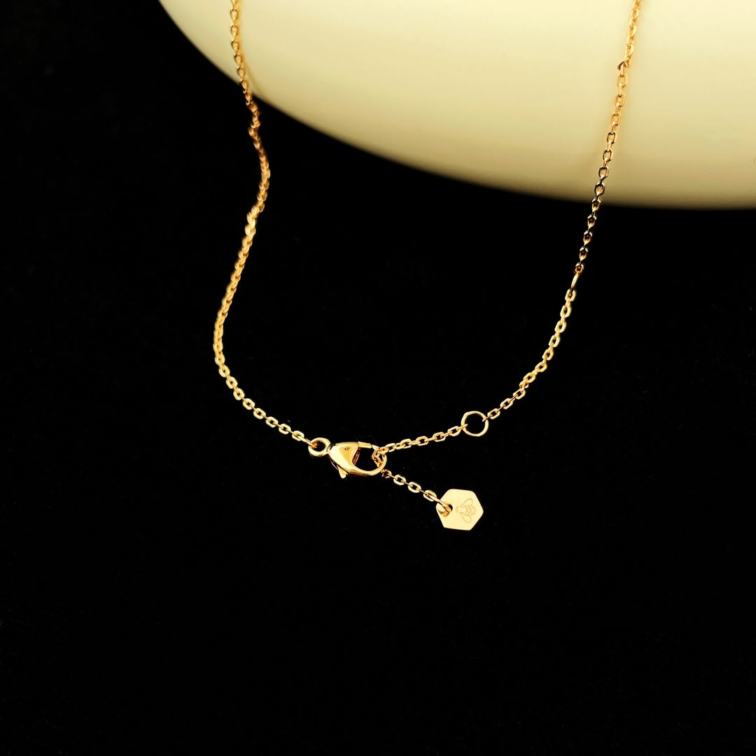 [⭐⭐JeweliWhal]BEE MINI ANHÄNGER DIAMANTHALSKETTE