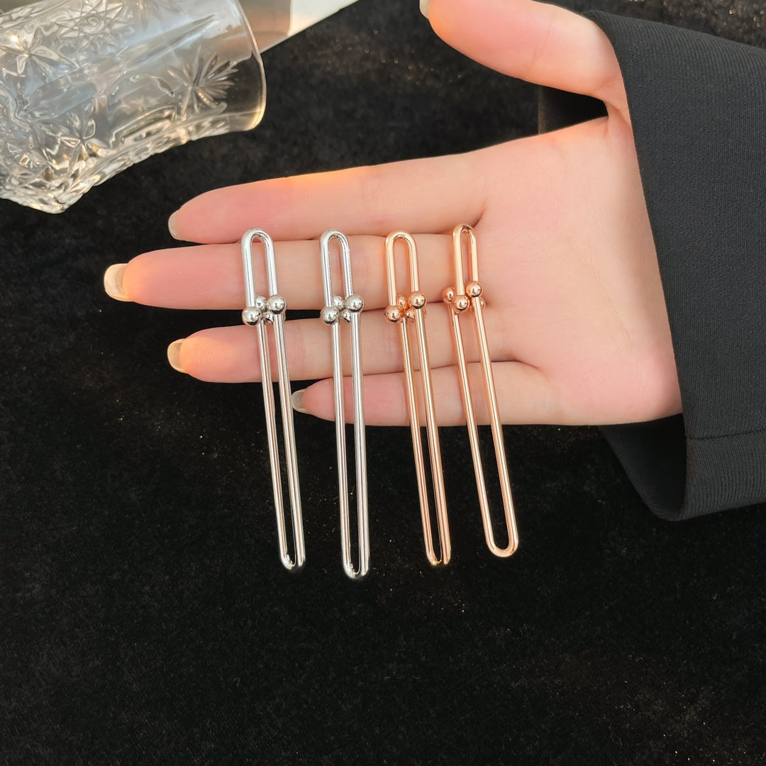[JeweliWhal]HARDWEAR LONG DROP EARRINGS