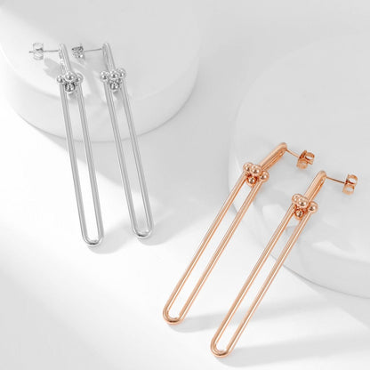 [JeweliWhal]HARDWEAR LONG DROP EARRINGS