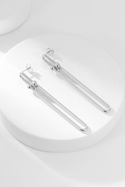[JeweliWhal]HARDWEAR LONG DROP EARRINGS