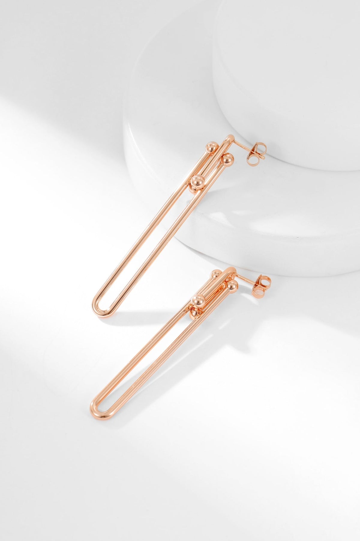 [JeweliWhal]HARDWEAR LONG DROP EARRINGS