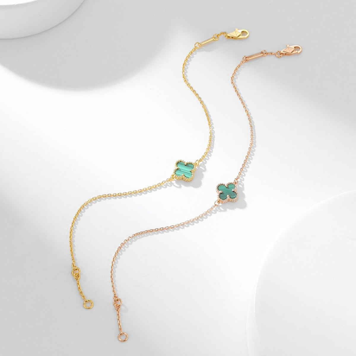 [⭐⭐JeweliWhal]CLOVER BRACELET MALACHITE 1 MOTIF